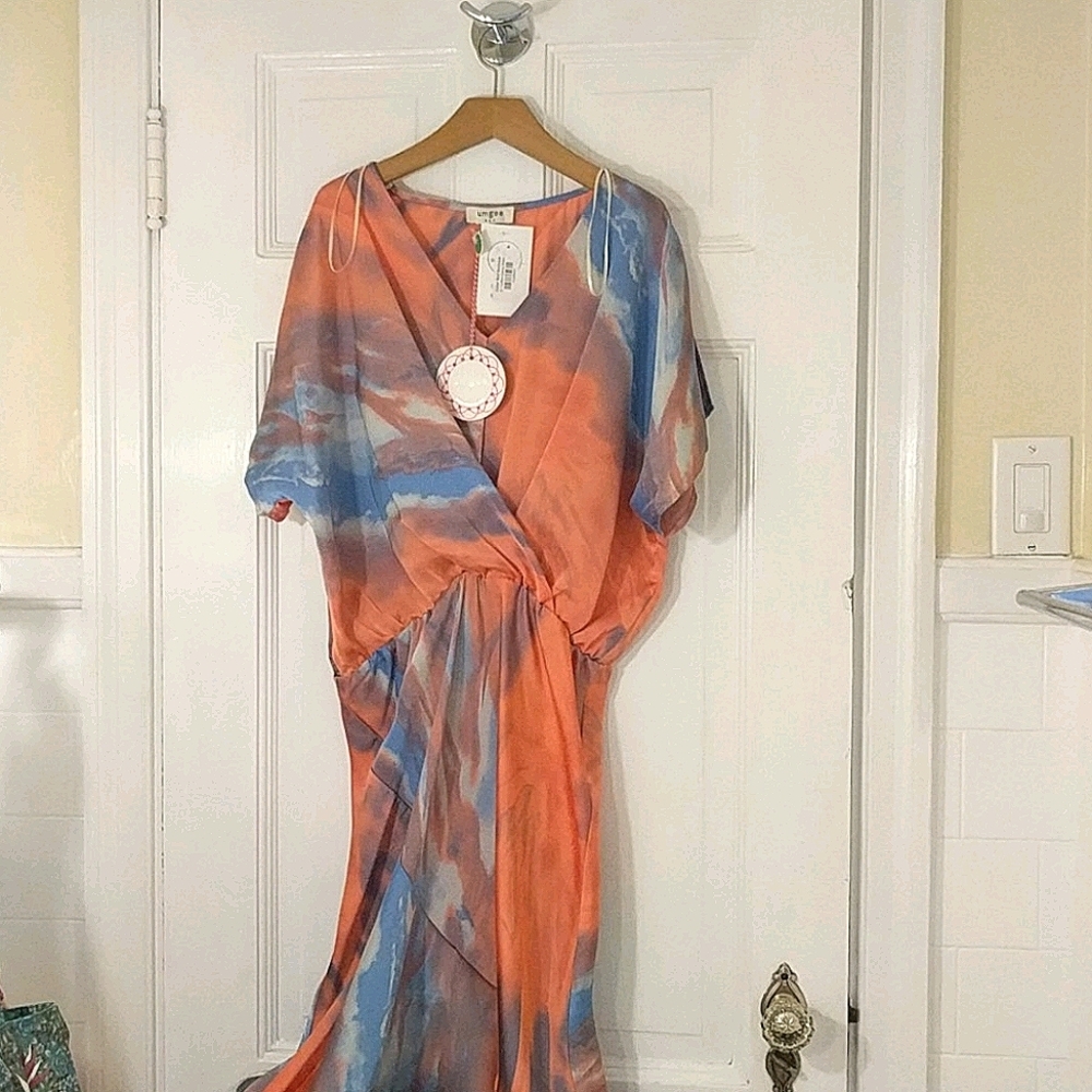 Umgee asymmetrical Midi Wrap Dress (new!)